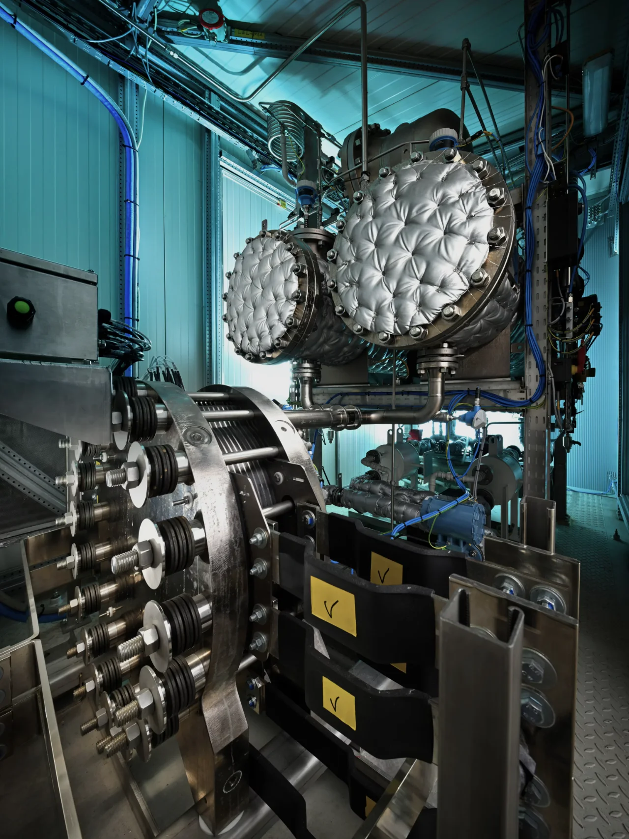 Flexolyser stack in the Alquion pilot plant